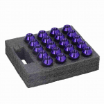 20 tk M12x1.5 Rattapoldid koos v&otilde;tmepesaga K&otilde;rge k&otilde;vadusega Asendus Ford Focusile Purple