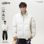 VUUG Men's Fashion Casual Solid Winter Padded Jacket L