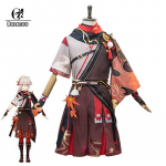 Kaedehara Kazuha Cosplay Kost&uuml;&uuml;m Genshin Impact Kiryu Kazuha Cosplay Kost&uuml;&uuml;m Halloweeni Cosplay Meestele R&otilde;ivad T&auml;iskomplekt XS