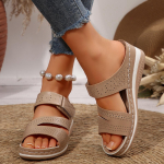 Suvised naiste kiilsandaalid Premium Ortopeedilised Avatud Varvastega Sandaalid Vintage Libisemiskindlad Nahast Vabaaja Naiste Platvormiga Retro Kingad 36