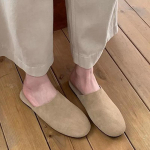 Pl&auml;tud Naiste Sussid Moodsad Slingback Muljed Kingad Vabaaja Mugavad Naiste Sandaalid 2025 Uus Trend Br&auml;nd Kevadised Kleidi Kingad Naistele Zapatillas 35 aprikoosi