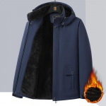 10XL 9XL Talvised Meeste Parkad Fliisist Veekindlad Soojad Suured Suurused 6XL 7XL 8XL &Uuml;lesuurusega Paksenenud Kapuutsiga Joped L&otilde;dvad Tuulejoped 9XL tumesinine v&auml;rv