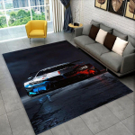 3D E36 v&otilde;idus&otilde;iduauto Mootorratta Vaip elutoa magamistoa kaunistuseks, laste m&auml;ngimiseks libisemiskindel kaunistus diivanile uksematt kingitus 40x60cm( 15x23in )