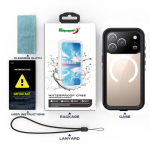 Shellbox IP68 Magnetiline Veekindel Telefonikarp Ujumiseks ja Sukeldumiseks - &Uuml;hilduv IPhone 17/17AIR/17Pro/17Promaxiga iPhone17 must