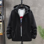 Talvejope meestele, &uuml;hev&auml;rviline, &otilde;uespordijakk, noortele m&otilde;eldud soe puuvillapolsterdusega jakk 8XL must