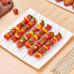 ONYLM 30cm Suured Bambusest BBQ Varrad