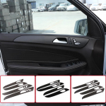 For Mercedes benz ML GLE GL Class GLS320 400 2012- Car ABS Black Interior Door Decoration Panel Cover Trim A