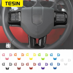 Dodge Challengeri laadija Durango Dart 2009-2014 Journey 2013-2022 sisekujunduse rooliratta kaunistuskate 1 pcs Orange