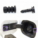 K&uuml;tusepaagi t&auml;iteava l&uuml;liti katte pandla ukseluku vedrukinnitusklamber BMW MINI Cooper X1 X2 X3 X4 X5 X6 1 3 5 7 Seeriale 1 PCS Buckle