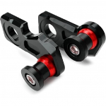 For Honda CB650R CBR650R CB650F CBR650F CB CBR 650R 650F Chain Adjustment Block Frame swingarm Spools sliders Accessories(Black) punane