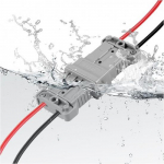 Waterproof 50 amps 6-8 Gauge Battery Quick Connect/Disconnect, Waterproof 50a