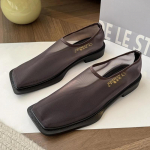 Retro V&otilde;rgust Hingavad Lamedad Kingad Naistele Suvised Ruudukujulise Ninaga Madalad Mary Jane Kingad Kerged Rannikukingad Zapatillas De Mujer 35 pruun