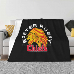 Exeter Chiefs Neli Aastaaega Mugav Soe Pehme Tekk Kolledž &Uuml;likool Sport Lemmik &Uuml;li&otilde;pilasliiga Turniirim&auml;ngud M&auml;ngi 30x40in