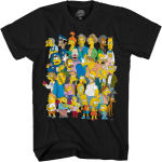 The Simpsons Springfieldi Grupi Montaaž Bart Homer T-s&auml;rk XXL