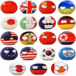 19 tk Country Balls Palusm&auml;nguasjade Komplekt, 10 cm Poola Palli Palusnukk, Ripatsi Tarvikud, T&auml;idisega M&auml;nguasjad Kingitused Lastele T&auml;iskasvanutele