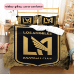 Los Angeles FC Muster Voodipesu Tekikomplekt Kodukaunistus Kingitus (1 * tekikott + 2 * padjap&uuml;&uuml;ri ilma s&uuml;damikuta) 135x200cm