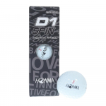 HONMA Golf Ametlik Golf HONMA D1 1 Varrukas Pallid, SPIN, Valge, (3 palli) valge