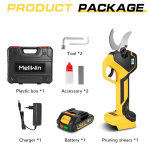 MELLWIN 50MM Harjadeta Elektrilised Oksak&auml;&auml;rid Aia Puuviljapuu Bonsai L&otilde;ikamiseks Elektrilised K&auml;&auml;rid Makita 18V Aku Pinni jaoks 1 Battery