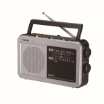 TOSHIBA koduraadio LED-ketta h&auml;&auml;lestuse ja &otilde;larihmaga TY-HR4(S) Kerge, Pika kestvusega aku, Kaal, Lamp,