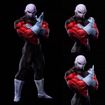 25cm/9.8in Anime Dragon Ball Z Kuju Jiren Tegevuskujud DBZ Figuur Kuju Kollektsioonimudel M&auml;nguasjad Kingitused black