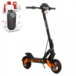 10 1200W 50km/h Kukirin GIII Kokkupandav E-t&otilde;ukeratas 52V 18Ah, LED-ekraan, IP54, topeltketaspidurid ja &otilde;&otilde;tshoobvedrustus, linnaliikluse elektrit&otilde;ukeratas GIII+Bag (Split Up) must