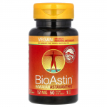 Nutrex Hawaii, BioAstin, Havai astaksantiin, 12 mg, 50 vegan pehmet kapslit