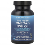 Viva Naturals, Omega-3 Kala&otilde;li, Kolmekordse tugevusega, 2500 mg, 30 pehmet kapslit (1250 mg pe pehme kapsel)