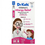 DrKids, Allergiaravim lastele, Vanus 6-11, Segamarja maitse, 20 &uuml;hekordset ampulli, 5 ml (0,17 fl untsi) iga