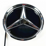 Mercedes-Benz W204 W205 W213 W177 W176 W218 W253 GLE GLC GLS W206 VITO W447 jaoks Helendav iluv&otilde;re embleem 3D kumer t&auml;ht Esipaneeli embleem GLE-167 2020-2022