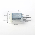 5 pcs AZGIANT DC 12V FC280-SC-20150 Car Door Lock Engine Folding Mirror Motor For Volvo S80 Nissan Murano 2003 Ford Focus DIY 5 Axis length 20mm