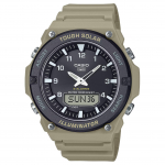CASIO G SHOCK P&auml;ikesetoitega Kvartsliikumine Vaikerihmaga K&auml;ekell Meeste Kellad Must T&auml;hik AQS820W-5AV Black Dial