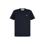 Stone Island kompassi embleemiga logoga T-s&auml;rk tuminsinine meeste &uuml;laosa 801524113-A0020 S