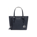 Michael Kors Jet Set Monogram Vintage T&otilde;mblukuga K&auml;ekott Naiste K&auml;ekott Tumesinine 35T9STVT0B-ADMIRAL Basic Set (Bag+Dust Bag)