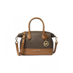 Michael Kors Mk Hyde Monogram Kunstnahast Koti Kott Naiste Kotid Tume Pruun Tammepruun 35S4G4FS1B-200 Basic Set (Bag+Dust Bag)