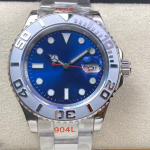 Rolex Yacht-Master 126622 Meeste 40 mm Hall sihverplaat, Helendav kuup&auml;evan&auml;itaja, Kummirihm, Automaatne luksuskell