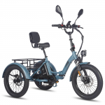 Elektriline kaubaratas Fafrees F20 Mate 750W tippv&otilde;imsusega mootor 20 paksud rehvid 48V 23,45Ah H&uuml;draulilised ketaspidurid Maksimaalne koormus 180 kg LCD-ekraan Lite sinine