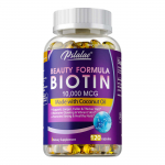Biotiin 10000mcg - S&auml;ilitab naha elastsust ja soodustab tervet juuste kasvu 120