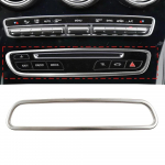 Mercedes Benz C-klass W205 GLC X253 2015 2018 Auto Keskkonsooli Meedia Raadio CD Paneeli Nupu Raami Dekoratiivne Kate Sisekate