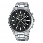 Casio meeste roostevabast terasest 100M veekindel analoogkell koos &auml;ratuse ja kvartsmehhanismiga EFR-304D-1AVU must