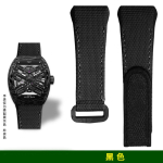 Kohandatud FKM-kummist kellarihm Franck Muller V45/V32/V41 jaoks | Veekindel fluorokummist rihm | Vastupidav luksuslik asendusk&auml;ev&otilde;ru Other models black