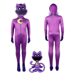 Hirmutav P&uuml;hade Cosplay Naeratavad Loomakesed Kost&uuml;&uuml;mid Multikas Catnap Dogday Cosplay Kombinesoon Karneval Naeratavad Loomakesed M&otilde;eldud Lastele T&auml;iskasvanutele 160&Smiling Critters purple