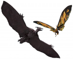 Koletiste kuningas Mothra Rodan Bandai MonsterArts Godzilla (2019) & (2019) Komplekt, S.H.