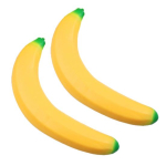 Banaanist pigistatav m&auml;nguasi Suur banaan Stressileevendusm&auml;nguasi Pehme TPR Aeglase tagasil&ouml;&ouml;giga Fidget-m&auml;nguasi Lastele T&auml;iskasvanutele S&uuml;nnip&auml;evaks J&otilde;ulukingiks Keskendumiseks Ja L&otilde;&otilde;gastumiseks 2pcs yellow
