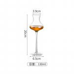 Karikas Kristallist Karikas Veini &Scaron;ampanja Maitseklaas Elegantne ViskiKlaas Puhta Joogi Karikas Klaasist Karikas 101-200ml must