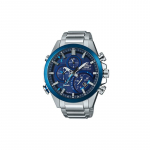 Casio EDIFICE seeria lihtne vabaaja moekell kvartsmehhanism roostevabast terasest rihm Jaapani ja Korea kell meeste kell sinine sihverplaat EQB-501DB-2A sinine