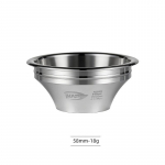 54 mm/58 mm Muudetava l&auml;bim&otilde;&otilde;duga Espresso Filtrikorv K&otilde;rge T&auml;psusega Ekstraheerimine P&otilde;hjadeta Portafiltri jaoks Kohvit&ouml;&ouml;riist 58mm-18g