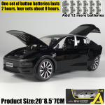 1:24 Model Y Facelift Maastikuauto SUV Sulamist Metallist Valatud Mudelauto Heli ja Valgusega T&otilde;mmatav Laste M&auml;nguasi Kogumisobjekt S&uuml;nnip&auml;evakingitus