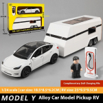 1:24 Model Y Model X Model S Haagissuvila RV Sulamist Valatud Metallist Autode Mudel Simuleeritud M&auml;ngus&otilde;idukite Kogud Hobi S&uuml;nnip&auml;evakingitused Poiss