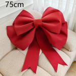 Uus 30/50/75cm J&otilde;ulude Hiigelsuur Vibu K&auml;sitsi Valmistatud Mitme Stseeni Vibu S&otilde;lm Komplekt Peo Taust DIY Materjal J&otilde;ulude DIY Kaunistus 17cm red