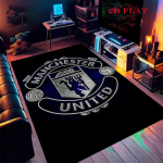 Man Utd vaip elutuppa, magamistuppa, koju, diivani kaunistuseks, laste m&auml;ngimiseks, libisemiskindel p&otilde;randamatt 80x120cm( 31x47in)